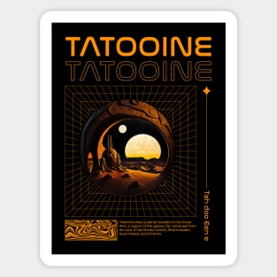Visit Tatooine Park // Streetwear Art Sticker